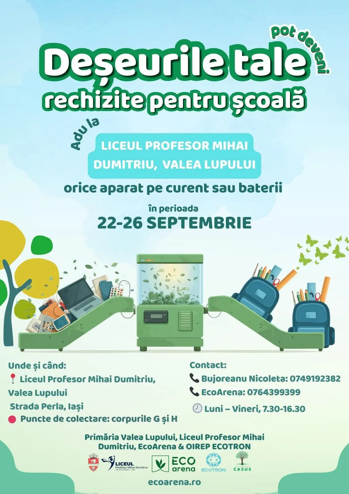 Campanie de colectare DEEE: reciclare pentru educație