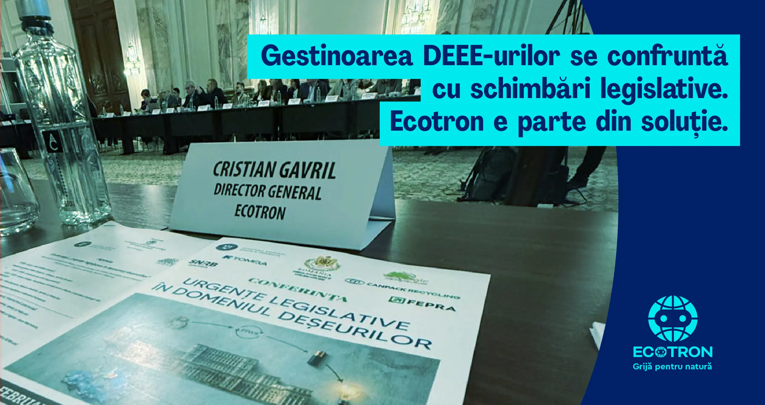 Conferința „Urgențe legislative în domeniul deșeurilor”