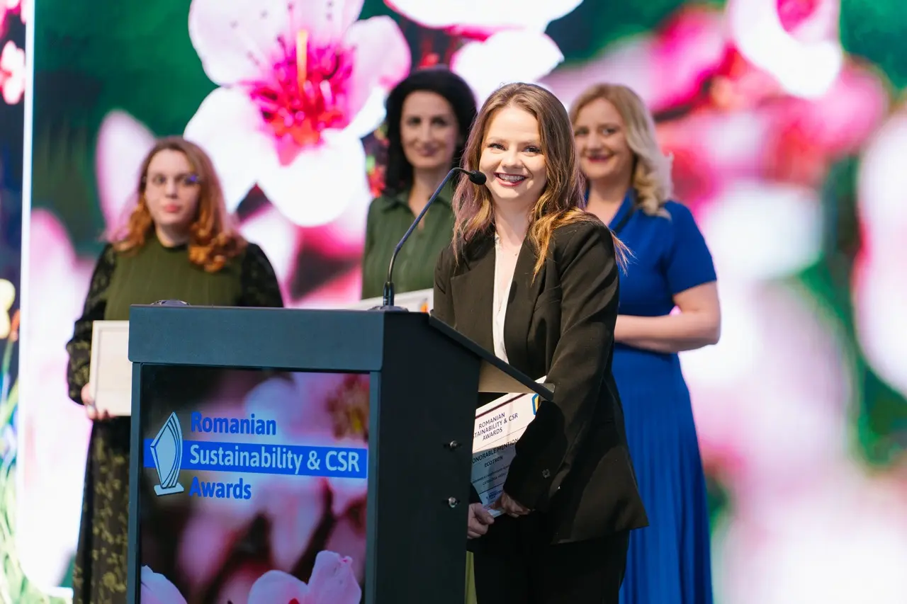 Am fost distinși la Romanian Sustainability & CSR Awards 2026 pentru proiectul „Agentul Ecotron – Misiune pe Terra”